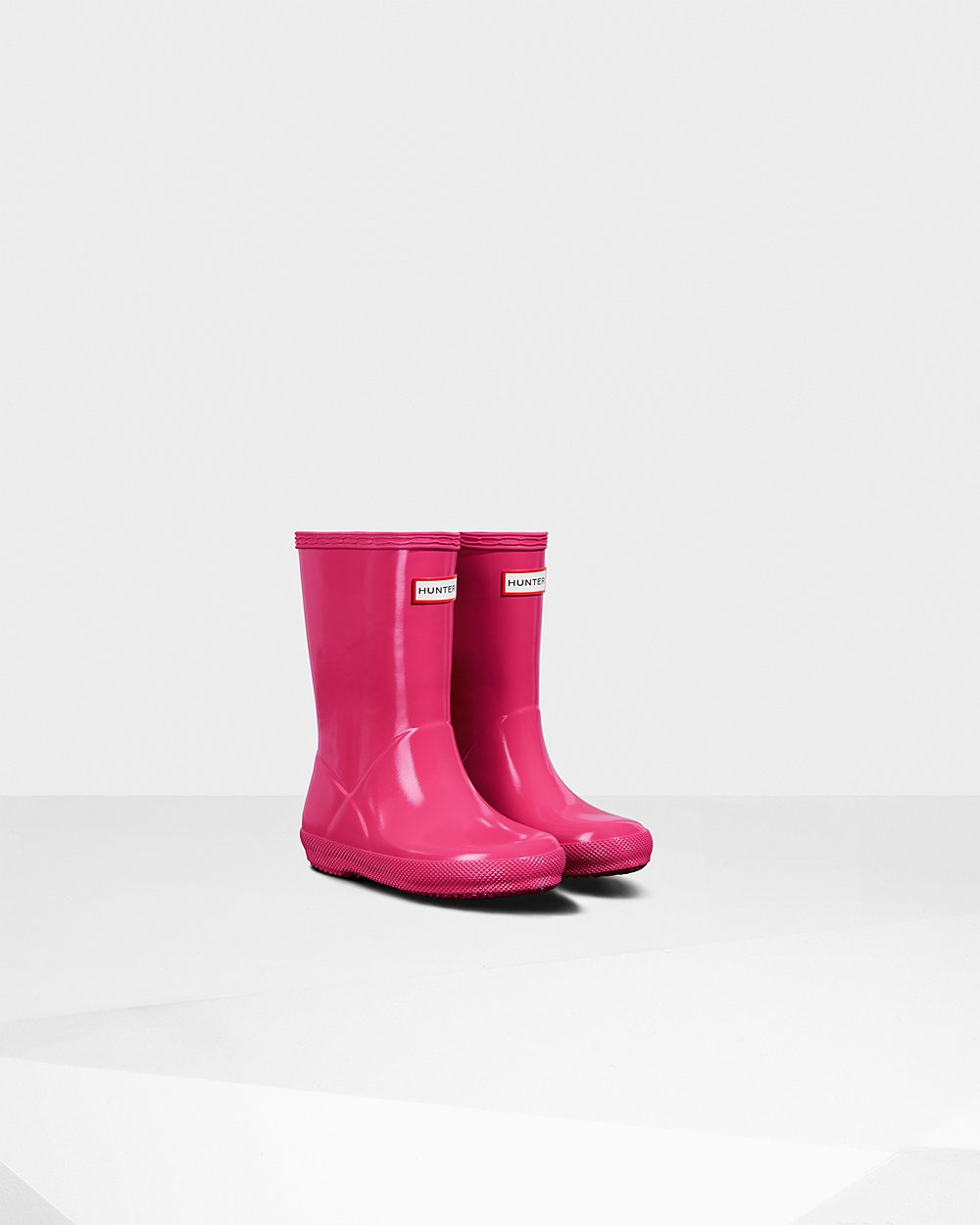 Kids Hunter Original First Classic Gloss - Rain Boots Light Pink - 8723-KBAIM